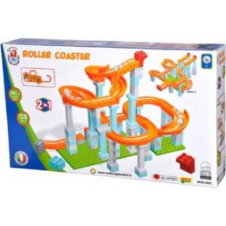 👉 Kunststof kleurrijk Simba Marble run 128 delen 8000796086365