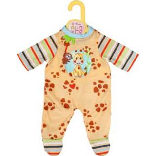 👉 Rompertje jongens kleurrijk Zapf Creation Dolly Moda Romper met Giraffe 43cm 4001167871478