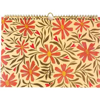 👉 Active Fabrique a la Carte Familieplanner 2023 - A4 Bloemen