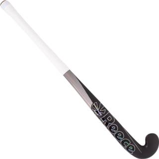 👉 Hockey stick hout veldhockey junior Mid Bow zwart Hockeystick Alpha Black Multi 8718726897218