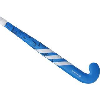 👉 Hockey stick hout junior blauw veldhockey Mid Bow wit Hockeystick Youngstar.9 4895233113575