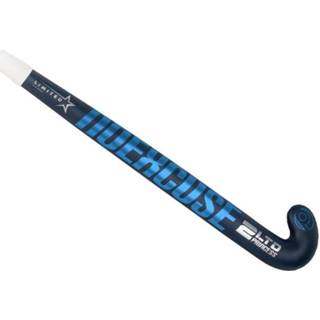 👉 Hockey stick kunststof donkerblauw Mid Bow junior blauw Hockeystick No Excuse LTD2 Midbow 8717264760381