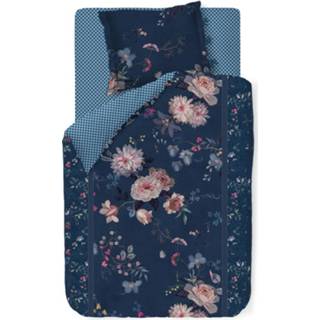 👉 Boeket katoen Pip Studio Tokyo Bouquet Kussensloop Donker Blauw 60 x 70 cm 8719931681357