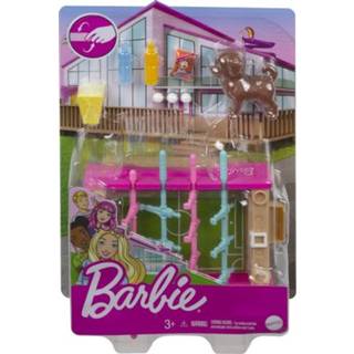 👉 Voetbaltafel Barbie Mini Playset Met Hondje 887961903959
