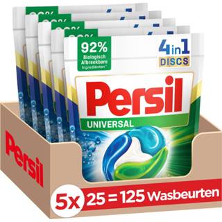 👉 Active 5x Persil 4in1 Discs Wasmiddelcapsules Universal 25 stuks 5412530932044