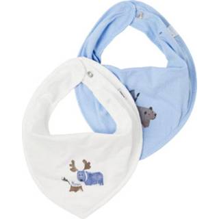 👉 Sjaal katoen mix blauw jongens One Size wit Name it Driehoekige 2-pack Nbmyasimnicki White Alyssum 5715316521006