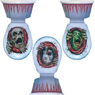 Toiletbril Halloween - Horror deco hoes 40 x 30 cm