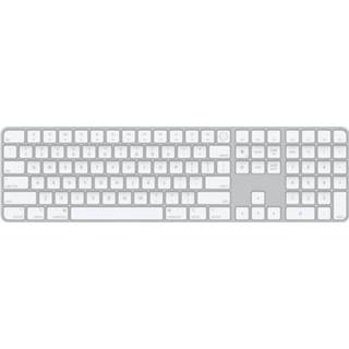 👉 Witte silicon Apple Magic Keyboard met Touch ID en numeriek toetsenblok voor Mac-modellen toetsen 194252544105