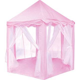 👉 Speel tent meisjes roze Bino Speeltent kasteel, 4019359828261