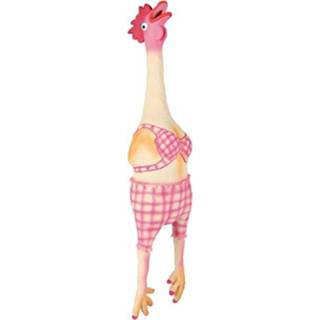 👉 Bikini Trixie latex / polyestervlies kip in met dierengeluid 48 cm 2 st 4011905354958