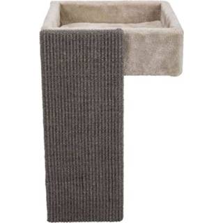 👉 Mand grijs mannen Trixie voor kasten met krabplank lichtgrijs 37x33x48 cm 4011905440859