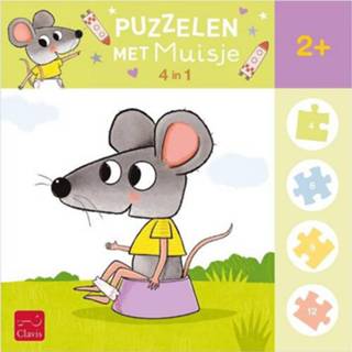 👉 Puzzel kinderpuzzels Clavis - Muisje 4 in 1 5407009980084