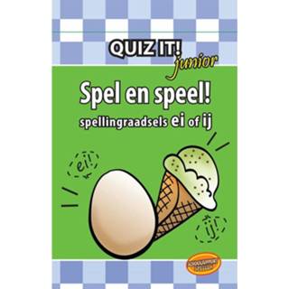 👉 Nederlands IQ spellen Quiz It! - Junior Ei of ij 9789086643295