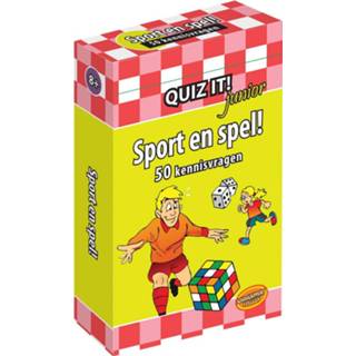 Nederlands IQ spellen Quiz It! - Junior Sport en Spel 9789086644629