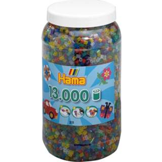 👉 Strijkkraal transparant strijkkralen Hama - Midi Pot (13.000 stuks) 28178211530