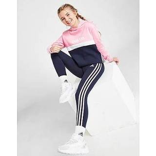 👉 Meisjes kinderen Adidas Girls' Colour Block Linear Tracksuit Junior - Kind 4065425780834