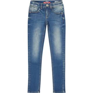 👉 Skinnyjeans vrouwen Mid Blue Wash Super Skinny Jeans Bernice 8720386516415