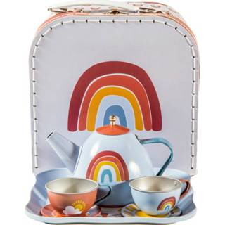 Servies active Little Dutch in koffer Rainbow 8712051081922