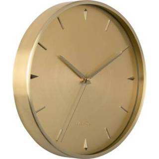 👉 Wandklok goud Karlsson Jewel brushed gold 8714302715518