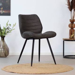👉 Eetkamer stoel Custom Made antraciet Eetkamerstoel Morris