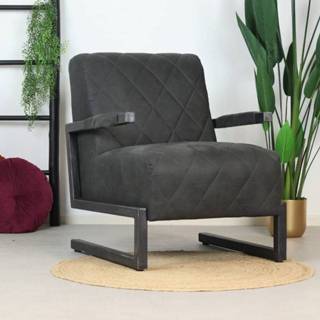 👉 Fauteuil Custom Made zwart Morris microvezel