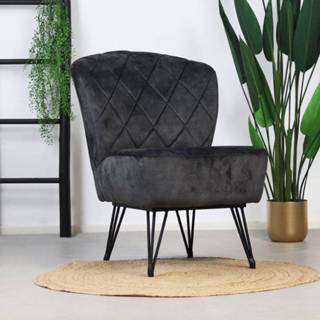 👉 Fauteuil Custom Made antraciet Else velvet