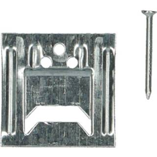 👉 PGB-FASTENERS | Profielklem type K Ø 2mm + nagel Zn 250 st 5410439140553