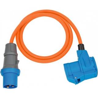 👉 Adapterkabel oranje Brennenstuhl | CEE IP44 1,5m H07RN-F 3G2,5 CEE-stekker, haakse koppeling 230V/16A 4007123673858