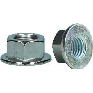 PGB-FASTENERS | Zeskant flensmoer Kl8 DIN 6923 M20 Zn 50 st 5410439637978