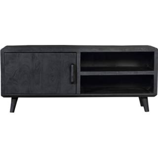 👉 Zwart senioren Tv meubel Omaha Black | 120 cm 9900000480851