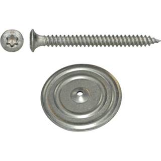 👉 PGB-FASTENERS | Dakschroef vzk T25 Ø 4,8x100 +Isolatiepl. 150 st 5410439478946