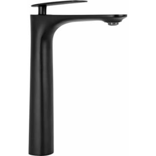 👉 Wastafelkraan zwart REA Berg Wastafelkraan/ Mengkraan - Opbouw Hoog Model Mat 5902557370504