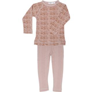 👉 Pyjama katoen meisjes basiscollectie e mouwen Desert Sand Snoozebaby Mt. 86 / 92 8719743872004