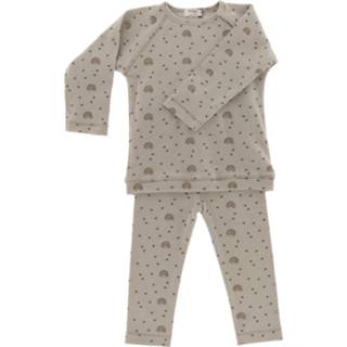 👉 Pyjama katoen beide basiscollectie e mouwen Rust Rainbow Snoozebaby Milky Mt. 86 / 92 8719743857278