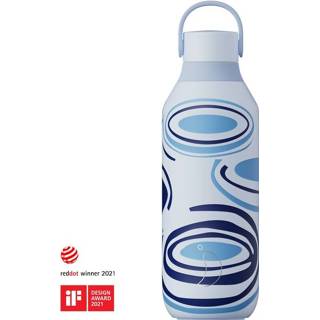 👉 Thermosfles blauw Chilly's Serie 2 • 500ml Hockney Blue