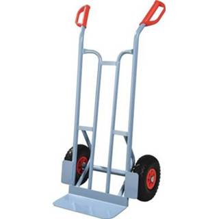 👉 Steekwagen | hoogte 1150 mm schep-L150xB400mm PU-banden draagvermogen 250 kg duifblauw, RAL 5014 - 9000443054 4015448784593