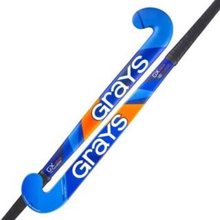 👉 Hockey stick kunststof veldhockey junior donkerblauw Mid Bow blauw Hockeystick GX1000 Ultrabow 5039044374629