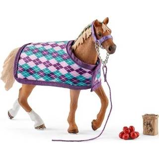 👉 Deken Schleich Horse Club - Engelse volbloed met 42360 4059433574110