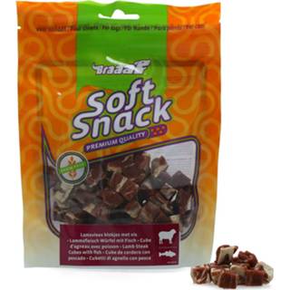 👉 Houten blok active 10x Braaaf Lam Steak Blokjes met Vis 85 gr 8718444638674