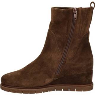 👉 Enkellaarzen vrouwen bruin suede Gabor enkellaarsjes 8720251620209 872025162021