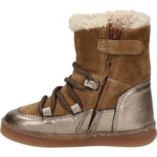 👉 Snowboots meisjes bruin leer Clic! Galaxy 8720251631014 872025163097