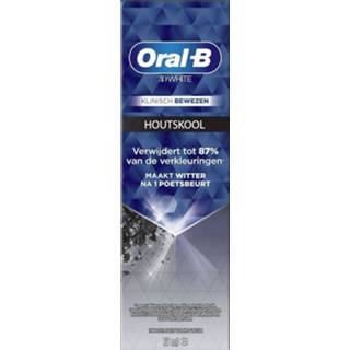 👉 Tandpasta wit gezondheid Oral B 3D White Charcoal 8006540289495