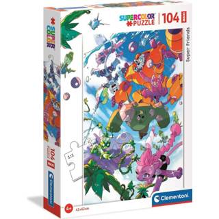👉 Puzzel active Clementoni Super Friends! Maxi 104 Stukjes 1 Stuk 8005125237548