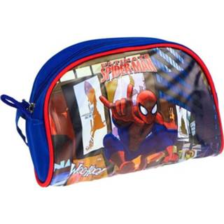 👉 Toilettas blauw spiderman - Marvel 22x14x6,5cm 3609081316702