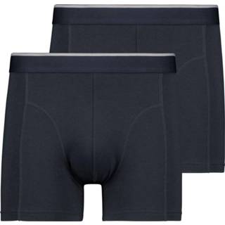 👉 L donkerblauw mannen blauw katoen HEMA Lange Heren Boxers Zacht - 2 Stuks (donkerblauw)