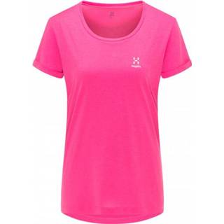 👉 Sportshirt roze s vrouwen Haglöfs - Women's Ridge Hike Tee maat S, 7318841451046