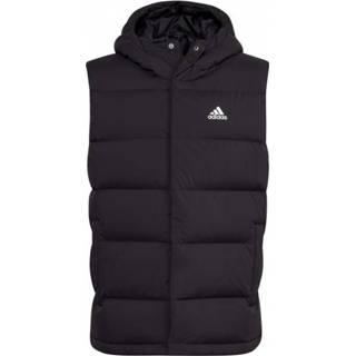👉 Adidas - Helionic Vest - Donzen bodywarmer maat M, zwart/grijs