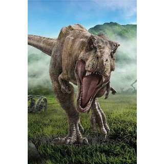 👉 Fleece deken antraciet Jurassic World - 100 x 150 cm pre order 8592753027356