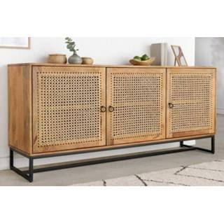 👉 Dressoir hout mannen Vienna 160cm Massief Mango - 41740 4251854727056