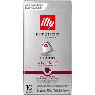 Nespresso compatible chocolade capsules Illy - Lungo Intenso 10 cups 8003753199009
